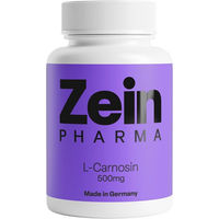 Produktbild von ZeinPharma L-Carnosin Kapseln 500 mg vegan vegetarisch 60 Stück