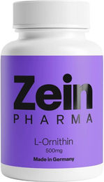 ZeinPharma L-Ornithin Kapseln 500 mg 120 Stück glutenfrei laktosefrei ohne Zusatzstoffe – Bild 1 von 4