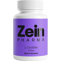 Produktbild von ZeinPharma L-Ornithin Kapseln 500 mg 120 Stück glutenfrei laktosefrei ohne Zusatzstoffe