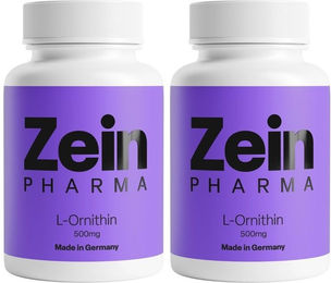 ZeinPharma L-Ornithin Kapseln 500 mg glutenfrei und laktosefrei 120 Stück – Bild 1 von 1