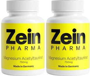 ZeinPharma Magnesium Acetyltaurinat Kapseln vegan zuckerfrei glutenfrei laktosefrei ohne Zusatzstoffe – Bild 1 von 1