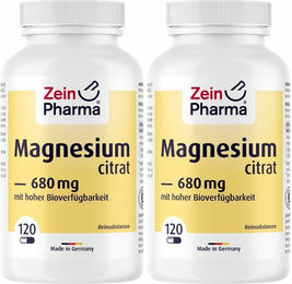 ZeinPharma Magnesium Citrat Kapseln vegetarisch 120 Stück – Bild 1 von 1