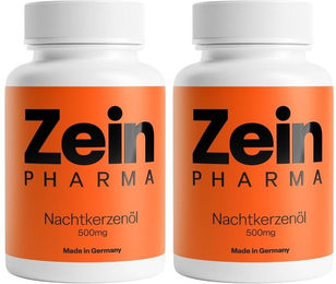 ZeinPharma Nachtkerzenöl Kapseln mit Vitamin E ohne Zusatzstoffe 180 Stück – Bild 1 von 1