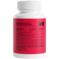 Produktbild von ZeinPharma NADH Kapseln mit 15 mg PANMOL NADH vegan und vegetarisch 40 Kapseln