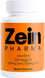ZEINpharma Omega 3 Ultra DHA Kapseln mit 500 mg DHA und 105 mg EPA 60 Kapseln – Bild 1 von 1