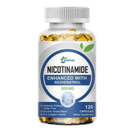 ZeinPharma Resveratrol und Vitamin B3 Nicotinamide Kapseln für Erwachsene 120 Stück – Bild 1 von 3
