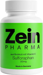 ZeinPharma Sulforaphan Brokkoli und Vitamin C 50/500 mg Kapseln 120 Stück vegan glutenfrei laktosefrei – Bild 1 von 2