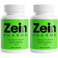Produktbild von ZeinPharma Sulforaphan Brokkoli + Vitamin C 50/500 mg Kapseln 120 Stück vegan glutenfrei laktosefrei