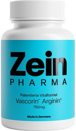 ZeinPharma Vascorin Arginin Plus Kapseln vegan zuckerfrei glutenfrei laktosefrei – Bild 1 von 2