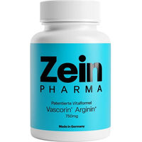 Produktbild von ZeinPharma Vascorin Arginin Plus Kapseln vegan zuckerfrei glutenfrei laktosefrei