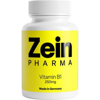 Produktbild von ZeinPharma Vitamin B1 Thiamin 250 mg Kapseln 60 Stück vegan laktosefrei glutenfrei