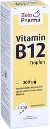 ZeinPharma Vitamin B12 200 µg Dreifach-Komplex Tropfen 50 ml vegan glutenfrei laktosefrei – Bild 1 von 2