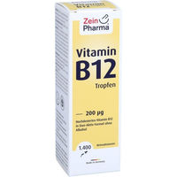 Produktbild von ZeinPharma Vitamin B12 200 µg Dreifach-Komplex Tropfen 50 ml vegan glutenfrei laktosefrei