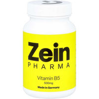 Produktbild von ZeinPharma Vitamin B5 Pantothensäure 500 mg Kapseln 120 Stück vegan glutenfrei laktosefrei