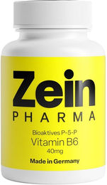 ZeinPharma Vitamin B6 Forte Kapseln mit bioaktivem P-5-P 40 mg 60 Kapseln – Bild 1 von 2