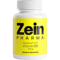 Produktbild von ZeinPharma Vitamin B6 Forte Kapseln mit bioaktivem P-5-P 40 mg 60 Kapseln