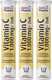 ZeinPharma Vitamin C 1000 mg mit Zink Brausetabletten – Bild 1 von 1