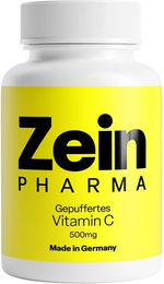 ZeinPharma Vitamin C gepuffert 500 mg Kapseln 90 Stück glutenfrei und laktosefrei – Bild 1 von 2