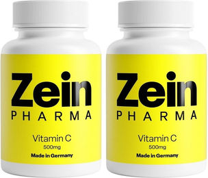 ZeinPharma Vitamin C Kapseln mit 500 mg Ascorbinsäure für Schwangere und Stillende – Bild 1 von 1