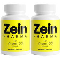 Produktbild von ZeinPharma Vitamin D3 2000 I.E. Kapseln vegan glutenfrei laktosefrei 240 Stück