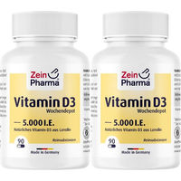 Produktbild von ZeinPharma Vitamin D3 Kapseln 5000 I.E. vegetarisch