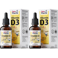 Produktbild von ZeinPharma Vitamin D3 Kids 400 I.E. Tropfen vegetarisch für Kinder