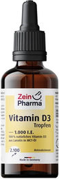 ZeinPharma Vitamin D3 Tropfen 1000 I.E. 50 ml – Bild 1 von 3
