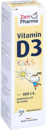 ZeinPharma Vitamin D3 Tropfen 400 I.E. für Kinder vegetarisch 10 ml – Bild 1 von 2