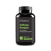 Produktbild von Zenement Anti-Stress-Komplex Kräuter-Komplex mit Griffonia 5-HTP, Safran und L-Tryptophan 120 vegane Kapseln