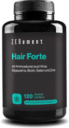 Zenement Hair Forte Kapseln mit Zink, Biotin und Selen vegan ohne Zusatzstoffe 120 Stück – Bild 1 von 3