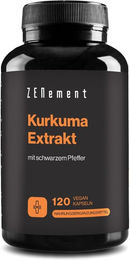 Zenement Kurkuma Extrakt standardisiert vegan 120 Kapseln – Bild 1 von 3
