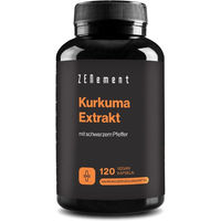 Produktbild von Zenement Kurkuma Extrakt standardisiert vegan 120 Kapseln