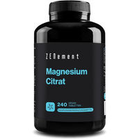 Produktbild von Zenement Magnesium Citrat Kapseln vegan glutenfrei laktosefrei für Sportler 240 Stück