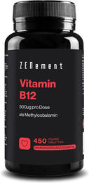 Zenement Vitamin B12 Tabletten 450 mg vegan ohne Zusatzstoffe – Bild 1 von 2