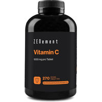 Produktbild von Zenement Vitamin C Kapseln mit 1000 mg Calciumascorbat vegan glutenfrei laktosefrei ohne Zusatzstoffe 270 Stück