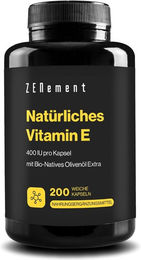 Zenement Vitamin E Bio Kapseln 200 mg – Bild 1 von 3
