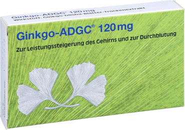 Zentiva Ginkgo-ADGC 120 mg Tabletten 20 Stück – Bild 1 von 1