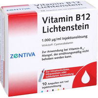 Produktbild von Zentiva Vitamin B12 1000 µg Ampullen 10 ml 10 Stück