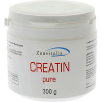 Produktbild von Zenvitalis Creatin Monohydrat Pur Pulver 300g vegan laktosefrei glutenfrei