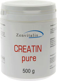Zenvitalis Creatin Monohydrat Pur Pulver 500g vegan laktosefrei glutenfrei – Bild 1 von 1
