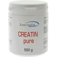 Produktbild von Zenvitalis Creatin Monohydrat Pur Pulver 500g vegan laktosefrei glutenfrei