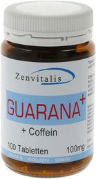 Zenvitalis Guarana+ Koffein Tabletten vegan laktosefrei glutenfrei 100 Stück – Bild 1 von 1