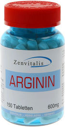 Zenvitalis L-Arginin 600mg mit Zink, Vitamin E und Folsäure, 150 Tabletten, vegan, laktosefrei und glutenfrei – Bild 1 von 1