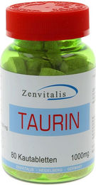 Zenvitalis Taurin Lutschtabletten vegan laktosefrei glutenfrei 80 Stück – Bild 1 von 1