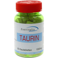 Produktbild von Zenvitalis Taurin Lutschtabletten vegan laktosefrei glutenfrei 80 Stück