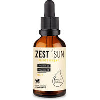 Produktbild von ZEST'SUN Vitamin D3 und K2 Tropfen mit 1000 I.E. vegan ohne Zusatzstoffe 1020 Tropfen