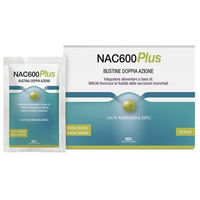 Produktbild von Zeta Farmaceutici NAC600 PLUS Pulver mit Ascorbinsäure gluten- und laktosefrei für Erwachsene und Kinder 20 Beutel