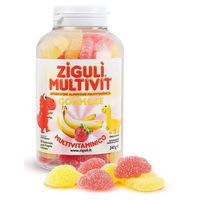 Produktbild von ZIGULI MULTIVIT Lutschtabletten Erdbeere und Banane glutenfrei und laktosefrei 60 Stück