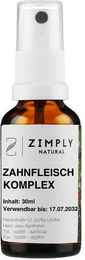 ZIMPLY NATURAL Zahnfleisch Komplex Spray mit Kräuter-Komplex aus pflanzlichem Ursprung 30 ml – Bild 1 von 1