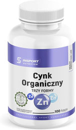 Zink Komplex 15 mg Gluconat Citrat Picolinat Insport Nutrition Vegan Kapseln für Erwachsene 100 Stück – Bild 1 von 2